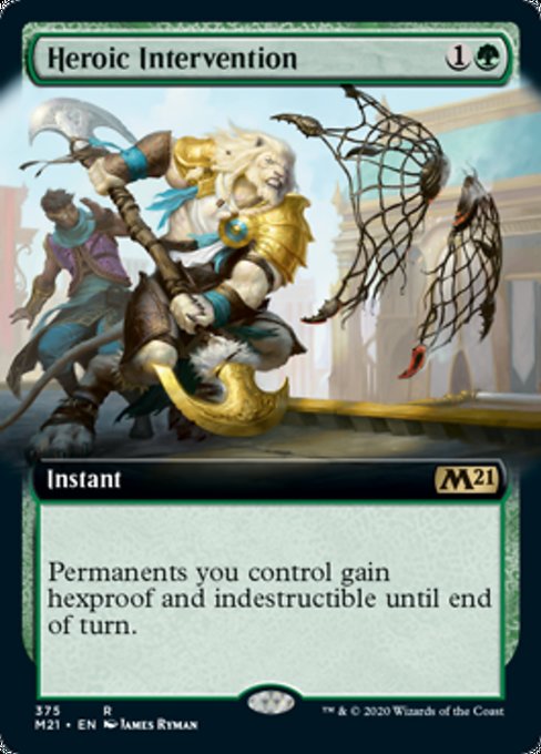 Heroic Intervention (Extended Art) [Core Set 2021] | Gear Gaming Bentonville