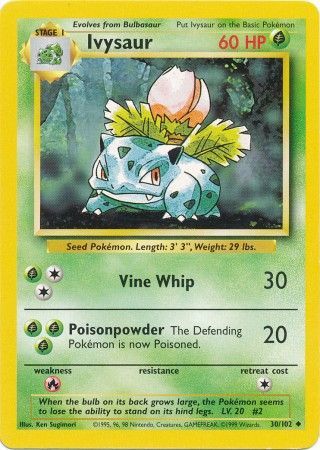 Ivysaur (30/102) [Base Set Unlimited] | Gear Gaming Bentonville