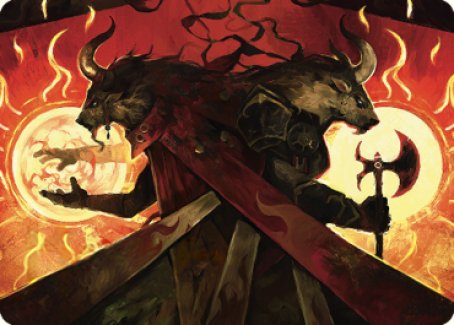 Hurloon Battle Hymn Art Card [Dominaria United Art Series] | Gear Gaming Bentonville