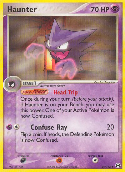 Haunter (34/112) [EX: FireRed & LeafGreen] | Gear Gaming Bentonville