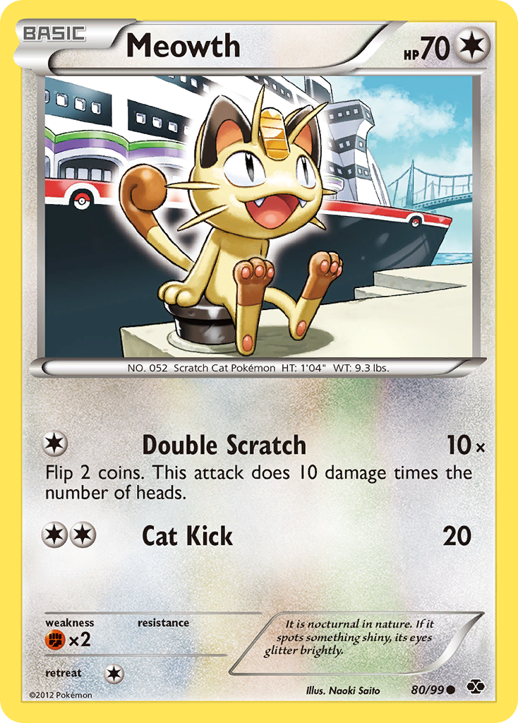 Meowth (80/99) [Black & White: Next Destinies] | Gear Gaming Bentonville