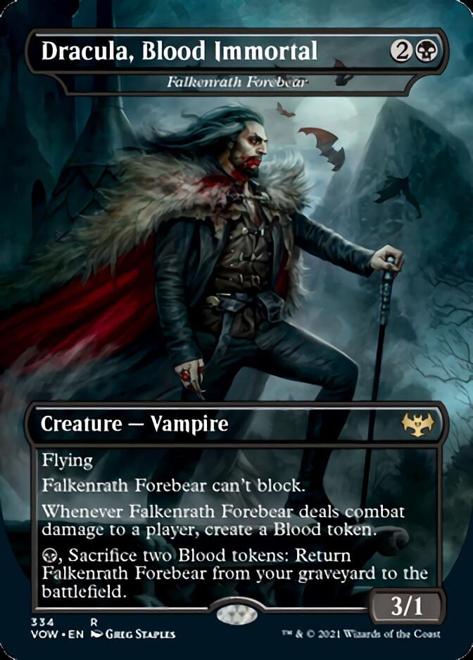 Falkenrath Forebear - Dracula, Blood Immortal [Innistrad: Crimson Vow] | Gear Gaming Bentonville