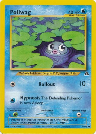 Poliwag (62/75) [Neo Discovery Unlimited] | Gear Gaming Bentonville