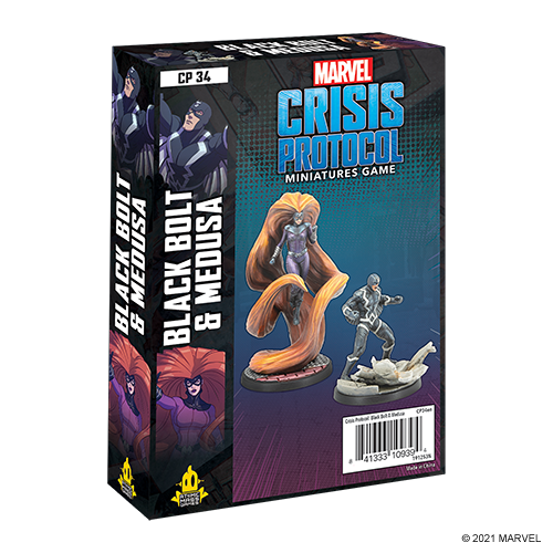 Marvel Crisis Protocol: Black Bolt and Medusa | Gear Gaming Bentonville