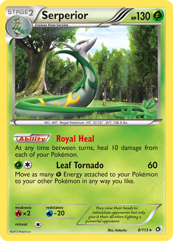 Serperior (8/113) [Black & White: Legendary Treasures] | Gear Gaming Bentonville