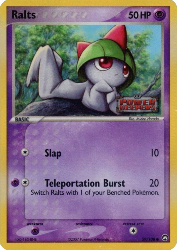 Ralts (59/108) (Stamped) [EX: Power Keepers] | Gear Gaming Bentonville