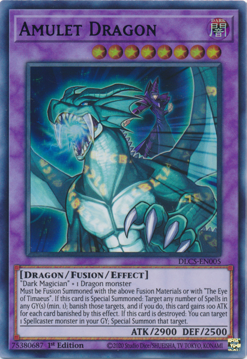 Amulet Dragon (Purple) [DLCS-EN005] Ultra Rare | Gear Gaming Bentonville