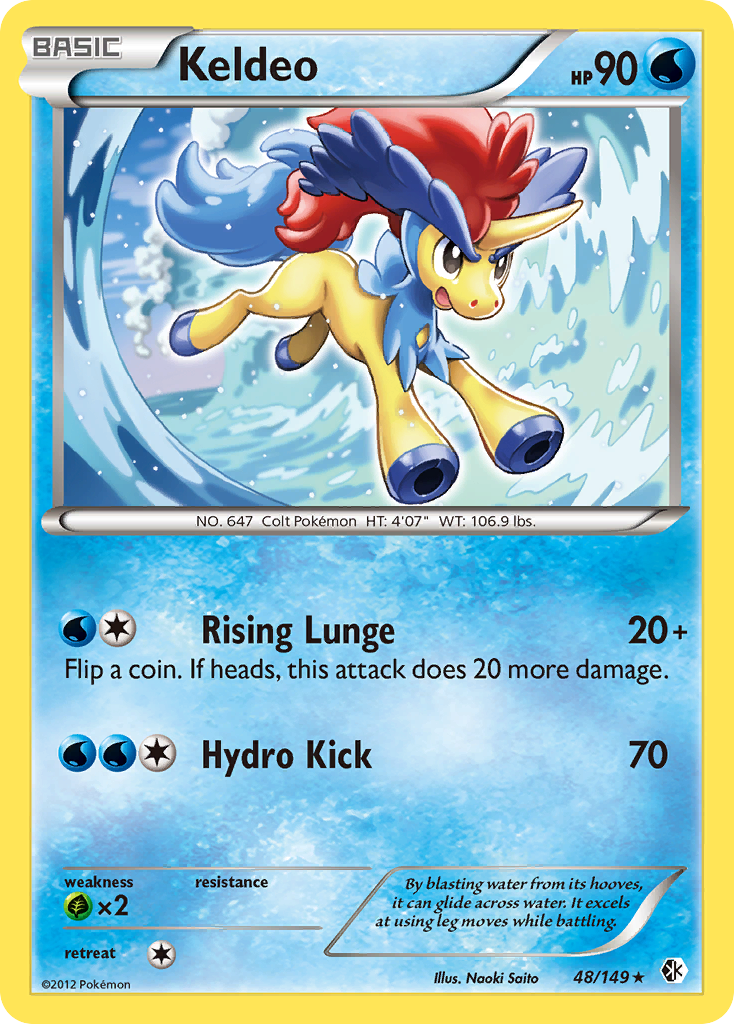 Keldeo (48/149) [Black & White: Boundaries Crossed] | Gear Gaming Bentonville