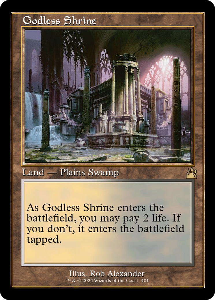 Godless Shrine (Retro) [Ravnica Remastered] | Gear Gaming Bentonville