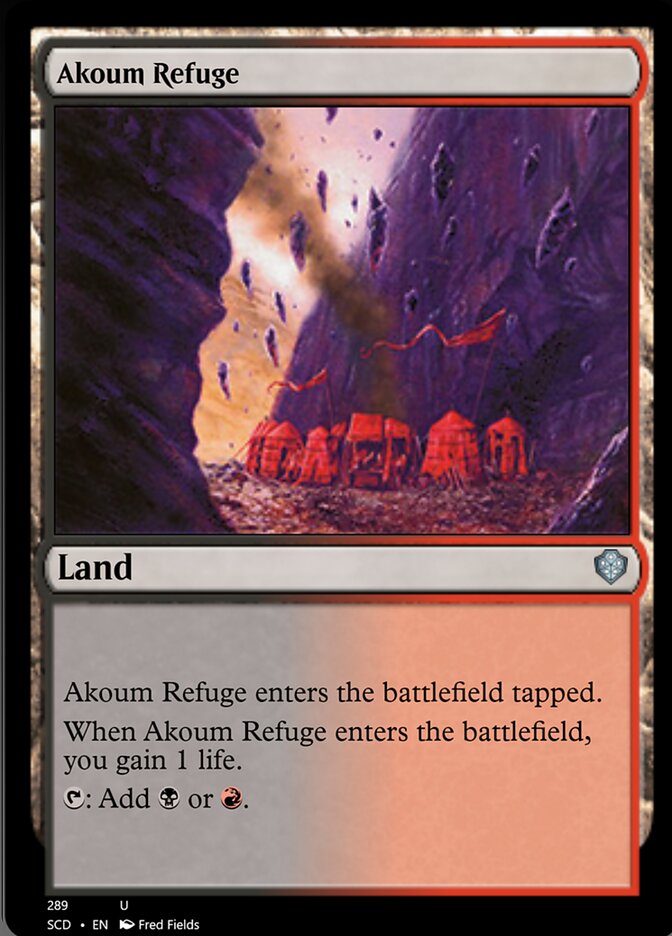 Akoum Refuge [Starter Commander Decks] | Gear Gaming Bentonville