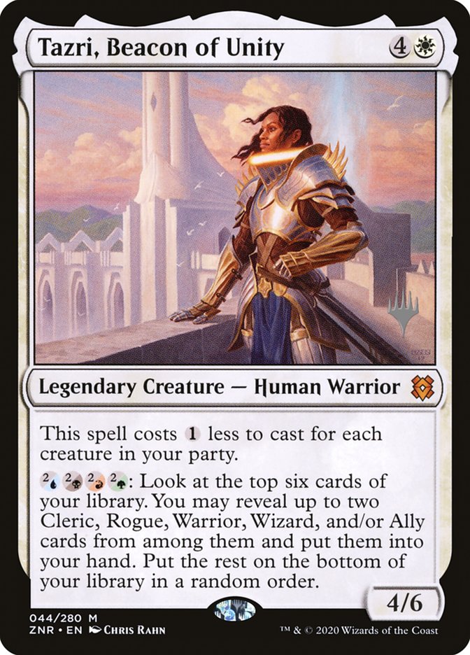 Tazri, Beacon of Unity (Promo Pack) [Zendikar Rising Promos] | Gear Gaming Bentonville