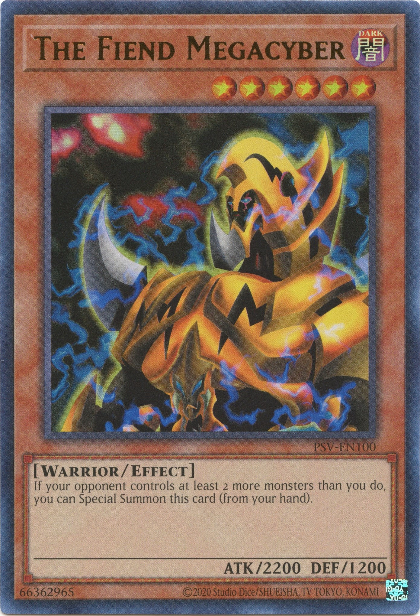 The Fiend Megacyber (25th Anniversary) [PSV-EN100] Ultra Rare | Gear Gaming Bentonville