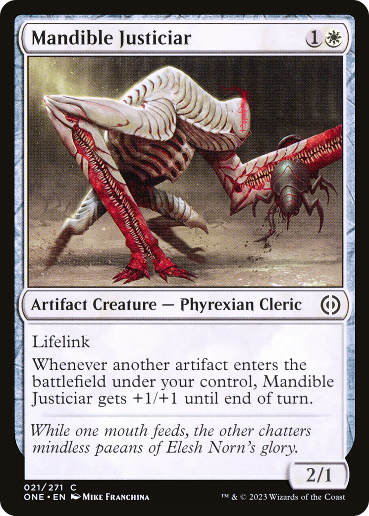 Mandible Justiciar [Phyrexia: All Will Be One] | Gear Gaming Bentonville