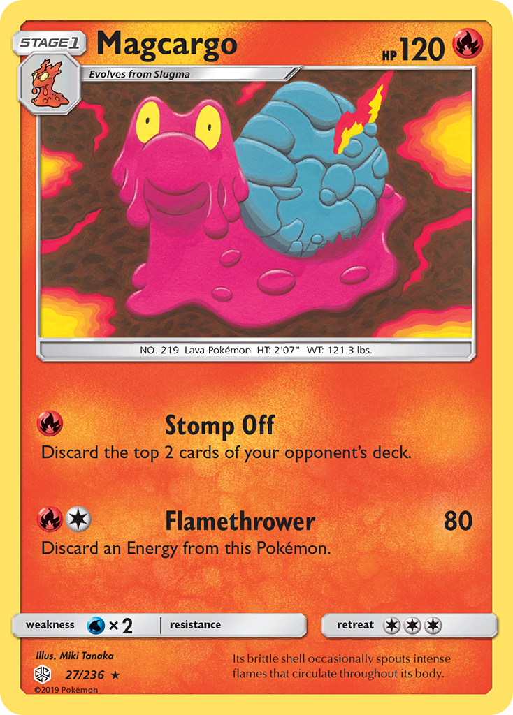 Magcargo (27/236) [Sun & Moon: Cosmic Eclipse] | Gear Gaming Bentonville