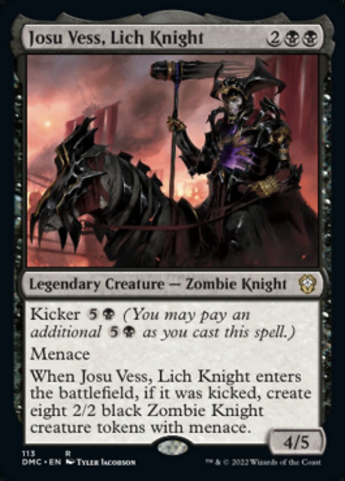 Josu Vess, Lich Knight [Dominaria United Commander] | Gear Gaming Bentonville