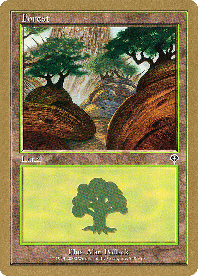 Forest (jt349a) (Jan Tomcani) [World Championship Decks 2001] | Gear Gaming Bentonville