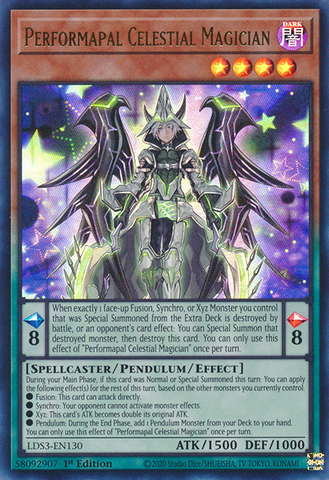 Performapal Celestial Magician [LDS3-EN130] Ultra Rare | Gear Gaming Bentonville