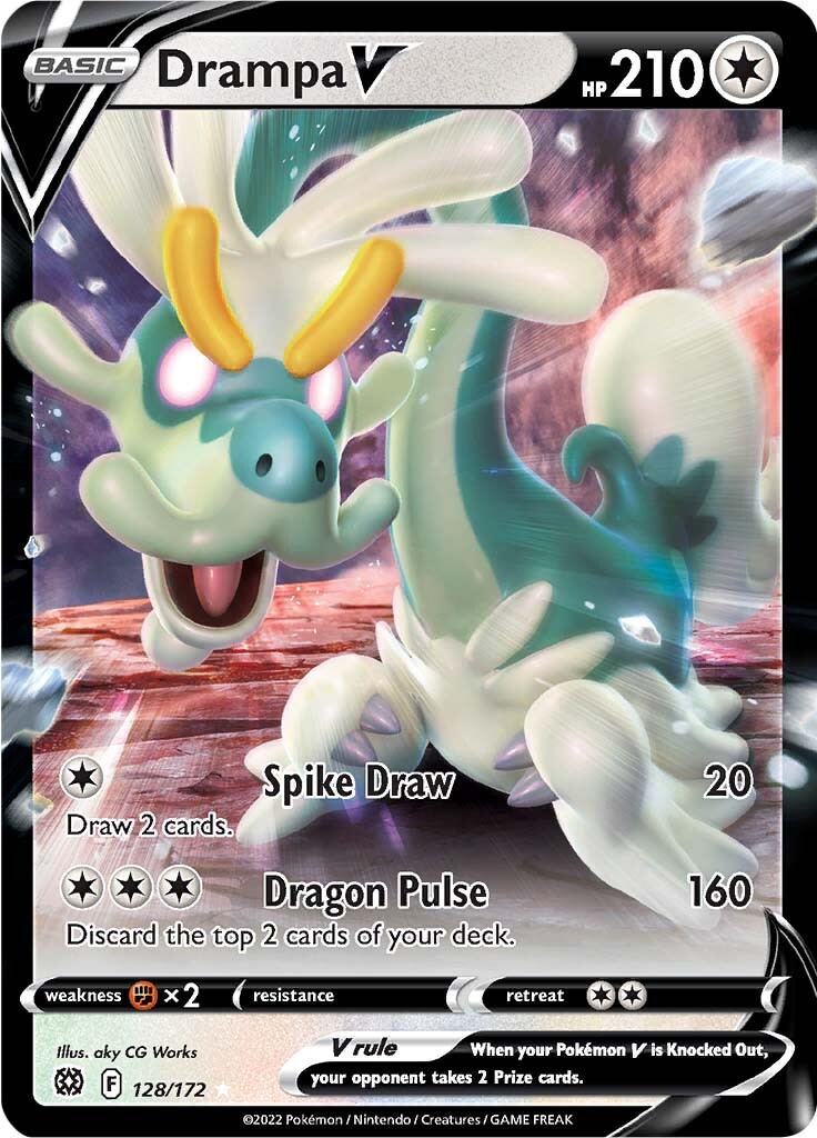 Drampa V (128/172) [Sword & Shield: Brilliant Stars] | Gear Gaming Bentonville