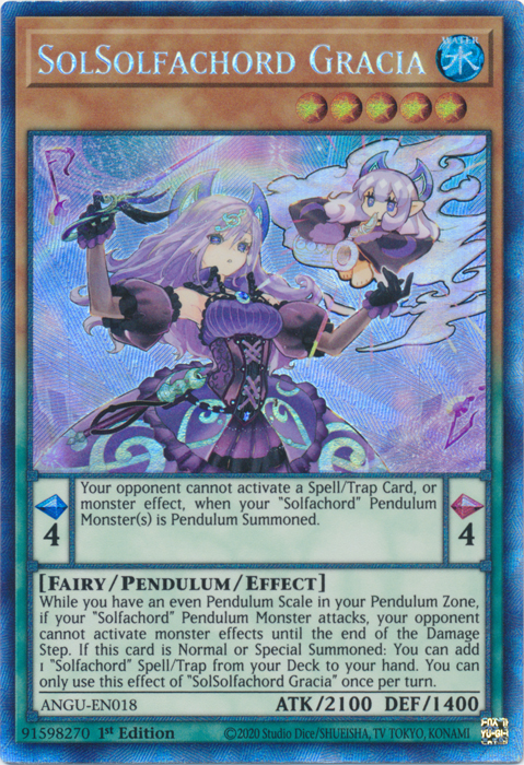 SolSolfachord Gracia (Collector's Rare) [ANGU-EN018] Collector's Rare | Gear Gaming Bentonville