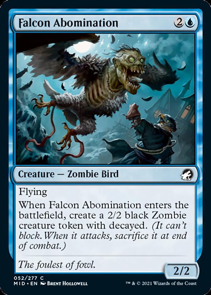 Falcon Abomination [Innistrad: Midnight Hunt] | Gear Gaming Bentonville