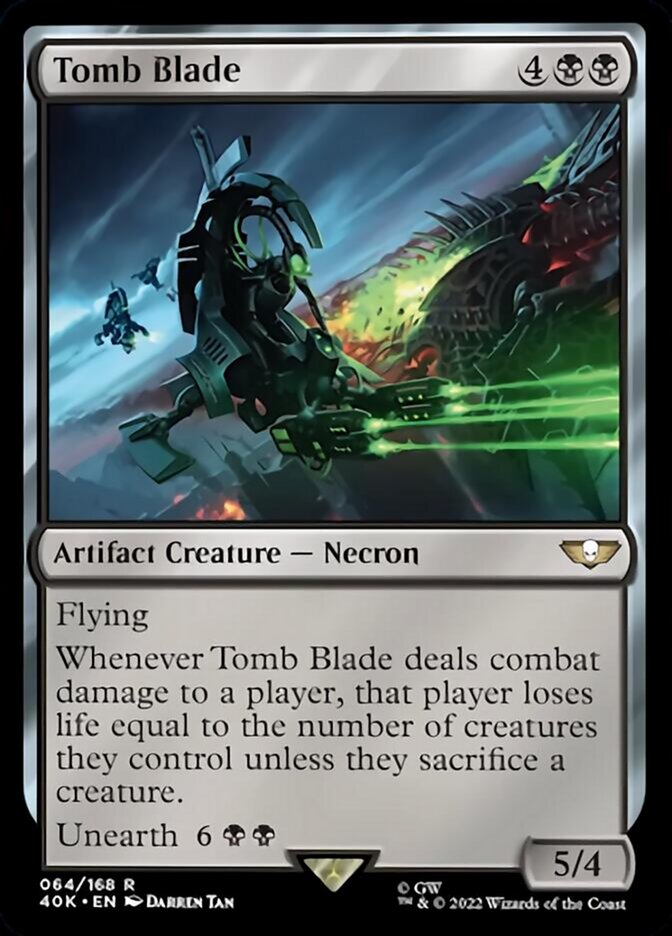 Tomb Blade (Surge Foil) [Universes Beyond: Warhammer 40,000] | Gear Gaming Bentonville