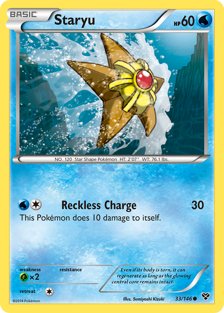 Staryu (33/146) [XY: Base Set] | Gear Gaming Bentonville