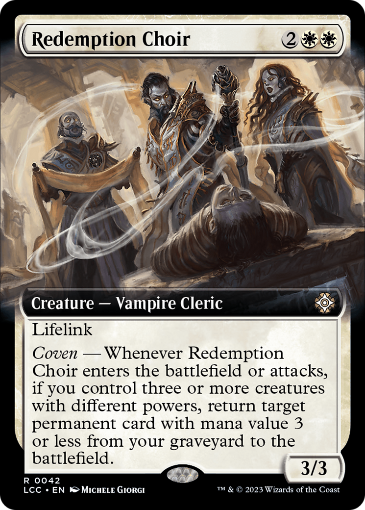 Redemption Choir (Extended Art) [The Lost Caverns of Ixalan Commander] | Gear Gaming Bentonville