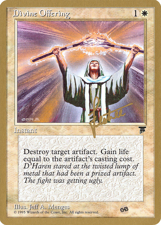 Divine Offering (Bertrand Lestree) (SB) [Pro Tour Collector Set] | Gear Gaming Bentonville