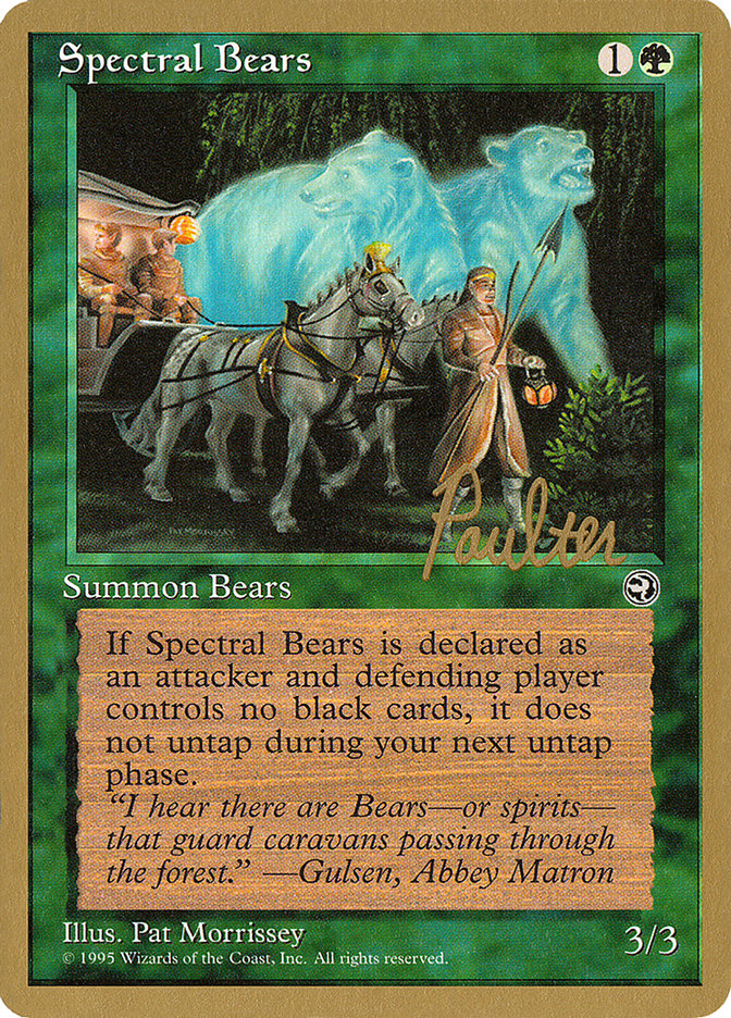 Spectral Bears (Preston Poulter) [Pro Tour Collector Set] | Gear Gaming Bentonville