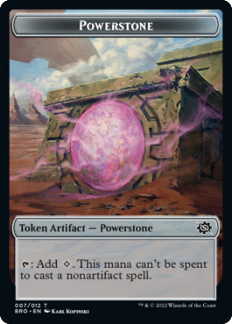 Powerstone Token [The Brothers' War Tokens] | Gear Gaming Bentonville