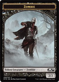 Zombie // Goblin Double-sided Token (Game Night) [Core Set 2019 Tokens] | Gear Gaming Bentonville