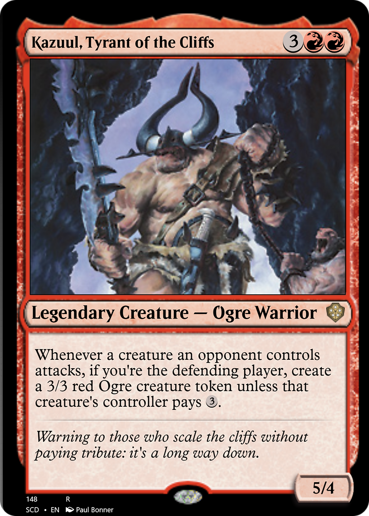 Kazuul, Tyrant of the Cliffs [Starter Commander Decks] | Gear Gaming Bentonville