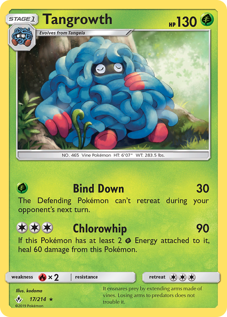 Tangrowth (17/214) [Sun & Moon: Unbroken Bonds] | Gear Gaming Bentonville