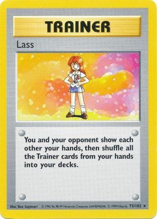 Lass (75/102) [Base Set Shadowless Unlimited] | Gear Gaming Bentonville