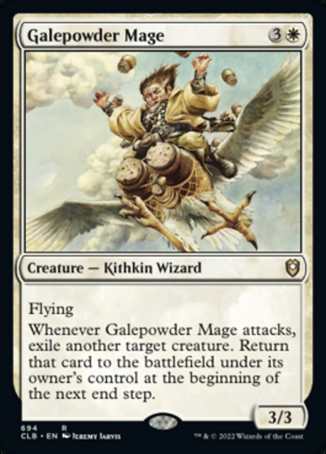 Galepowder Mage [Commander Legends: Battle for Baldur's Gate] | Gear Gaming Bentonville