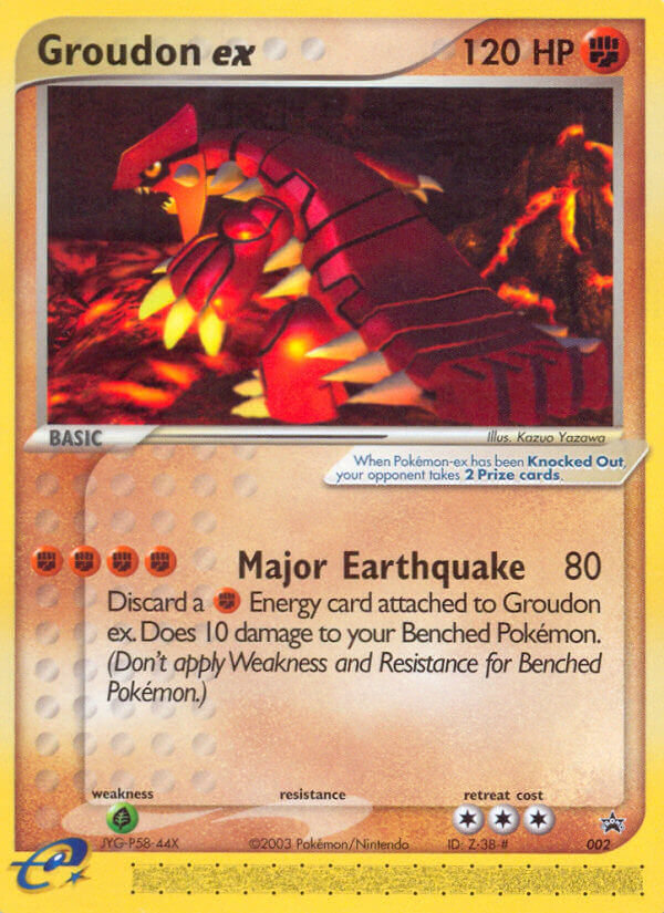 Groudon ex (002) [Nintendo: Black Star Promos] | Gear Gaming Bentonville