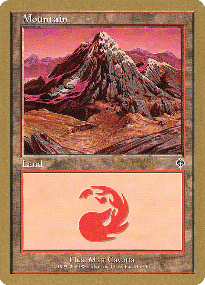 Mountain (tvdl343) (Tom van de Logt) [World Championship Decks 2001] | Gear Gaming Bentonville