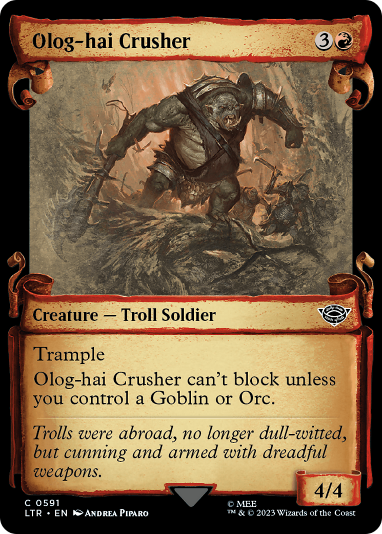 Olog-Hai Crusher [The Lord of the Rings: Tales of Middle-Earth Showcase Scrolls] | Gear Gaming Bentonville