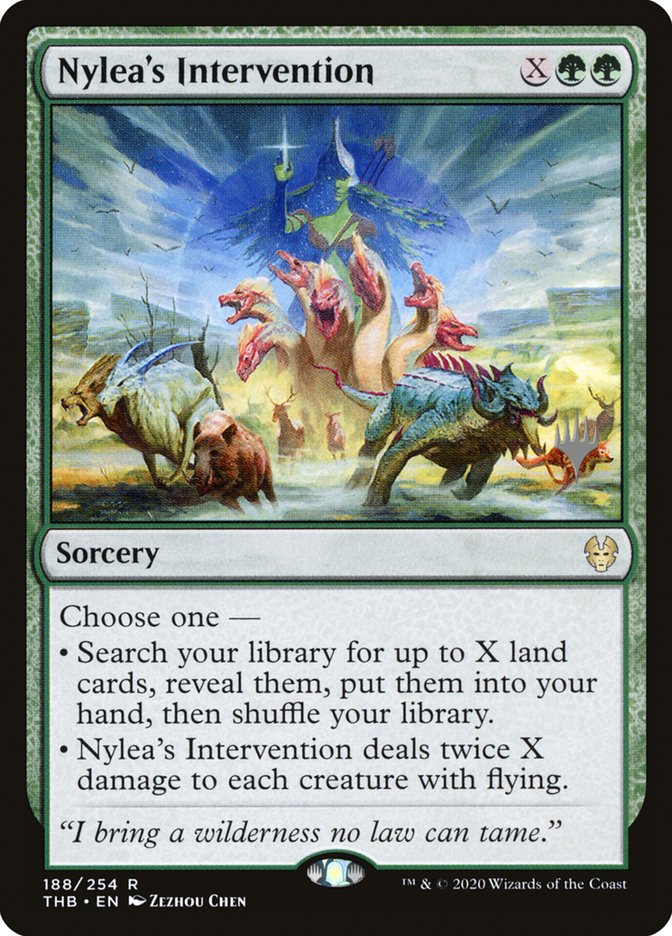 Nylea's Intervention (Promo Pack) [Theros Beyond Death Promos] | Gear Gaming Bentonville