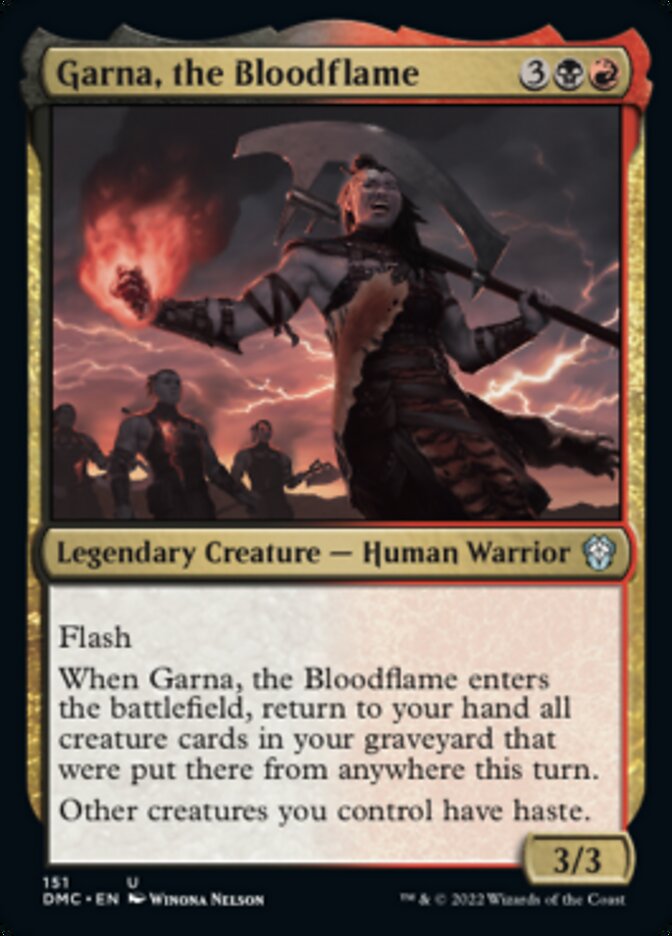 Garna, the Bloodflame [Dominaria United Commander] | Gear Gaming Bentonville