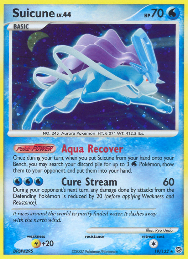 Suicune (19/132) [Diamond & Pearl: Secret Wonders] | Gear Gaming Bentonville