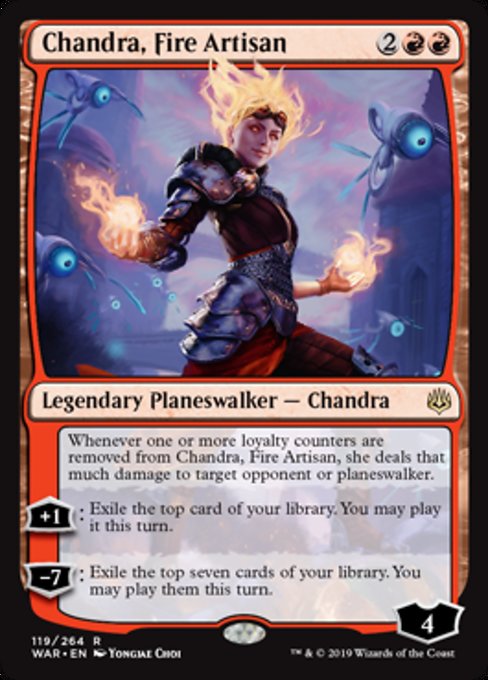 Chandra, Fire Artisan [War of the Spark] | Gear Gaming Bentonville