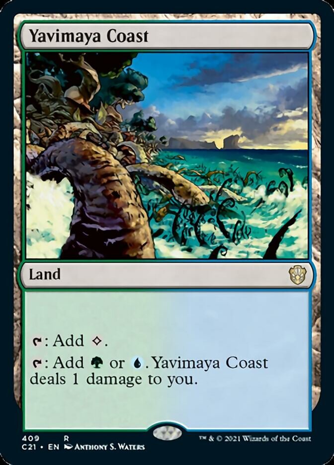 Yavimaya Coast [Commander 2021] | Gear Gaming Bentonville