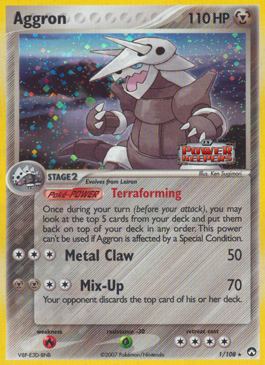 Aggron (1/108) (Stamped) [EX: Power Keepers] | Gear Gaming Bentonville