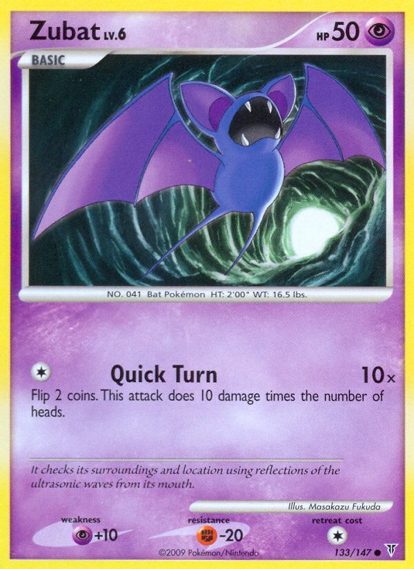 Zubat (133/147) [Platinum: Supreme Victors] | Gear Gaming Bentonville