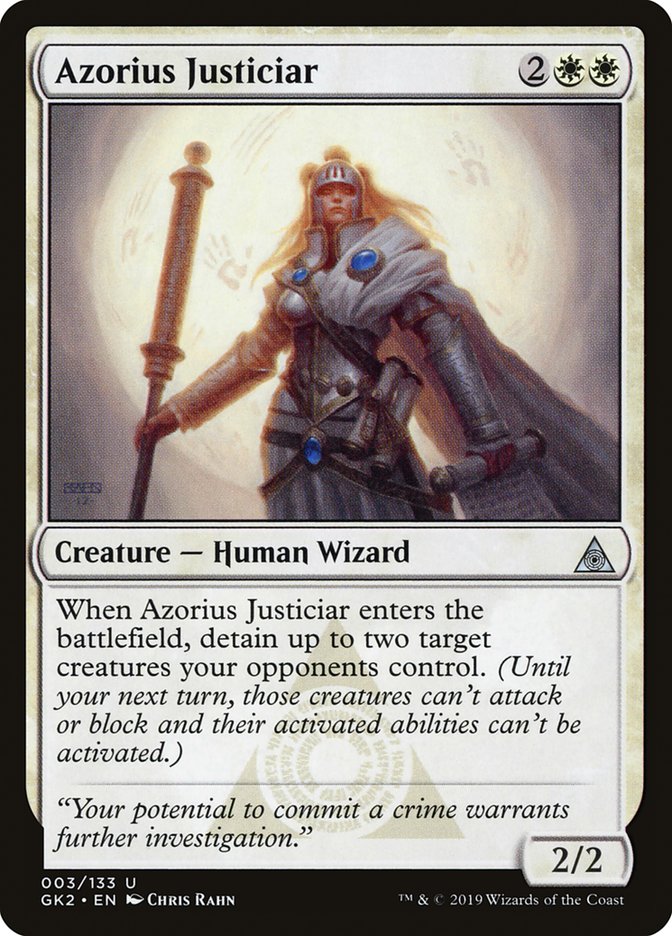 Azorius Justiciar [Ravnica Allegiance Guild Kit] | Gear Gaming Bentonville