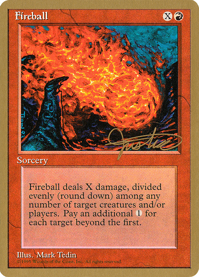 Fireball (Mark Justice) [Pro Tour Collector Set] | Gear Gaming Bentonville