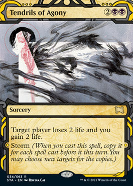 Tendrils of Agony (Etched Foil) [Strixhaven Mystical Archive] | Gear Gaming Bentonville