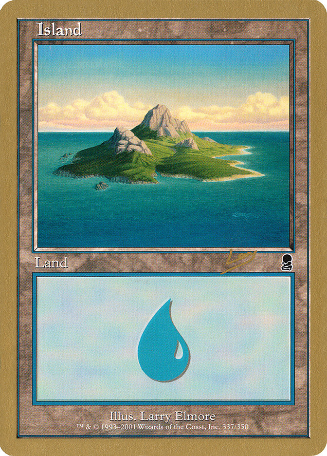 Island (rl337) (Raphael Levy) [World Championship Decks 2002] | Gear Gaming Bentonville