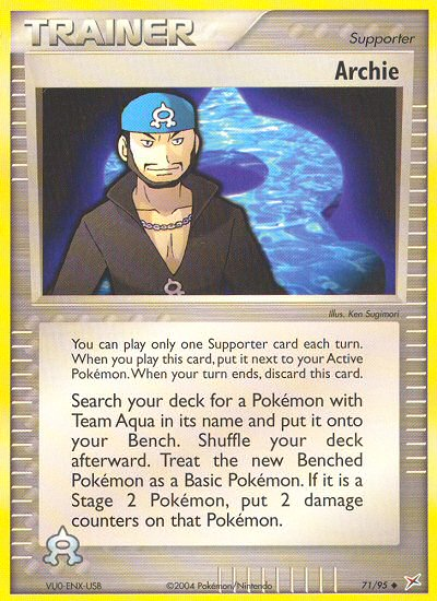 Archie (71/95) [EX: Team Magma vs Team Aqua] | Gear Gaming Bentonville